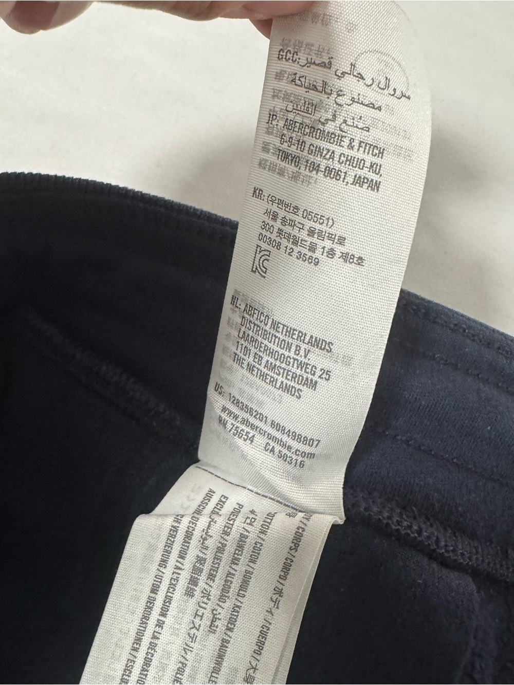 Abercrombie & Fitch Men’s XS Navy Drawstring Shorts Pockets Drawstring Casual - Picture 6 of 8
